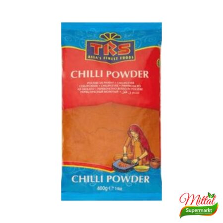 TRS Chilli Whole 50g, Hele Gedroogde Rode Chilipepers (Sabut Lal Mirch)