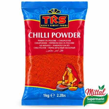 TRS Chilli Whole 50g, Hele Gedroogde Rode Chilipepers (Sabut Lal Mirch)