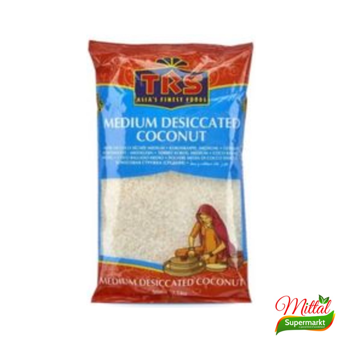 TRS Desiccated Coconut 300g, Geraspte Gedroogde Kokos (Nariyal)