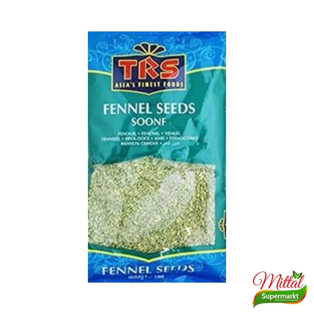 TRS Fennel Seeds 400g, Zoete Venkelzaden (Saunf)