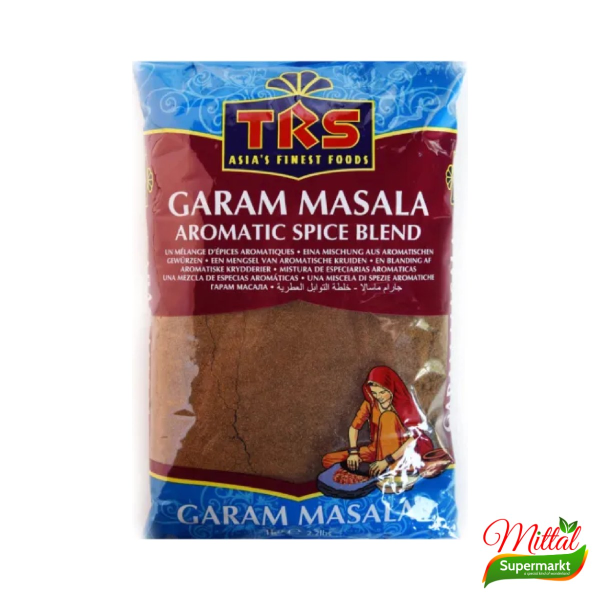 TRS Garam Masala 1kg, Indiase Kruidenmix Grootverpakking (Garam Masala)