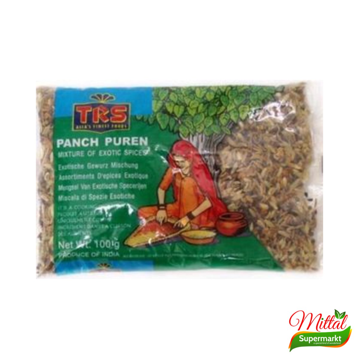 TRS Panch Phoran 100g, Bengaalse Vijfkruidenmix (Five Spice Mix)