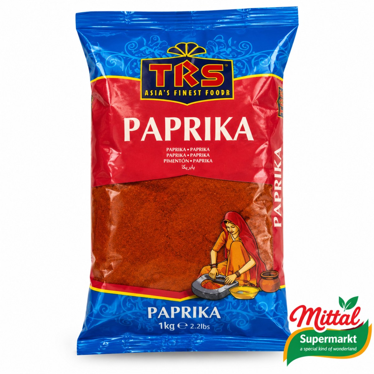 TRS Paprikapoeder 1kg, Mild Gemalen Paprikapoeder (Paprika Powder)