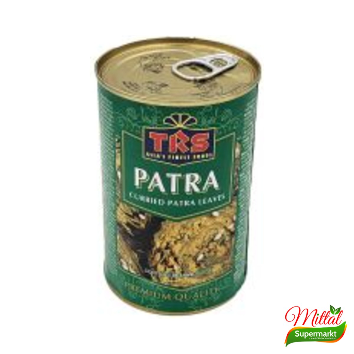TRS Patra in Blik 400g, Gevulde Tarobladrolletjes (Patra)