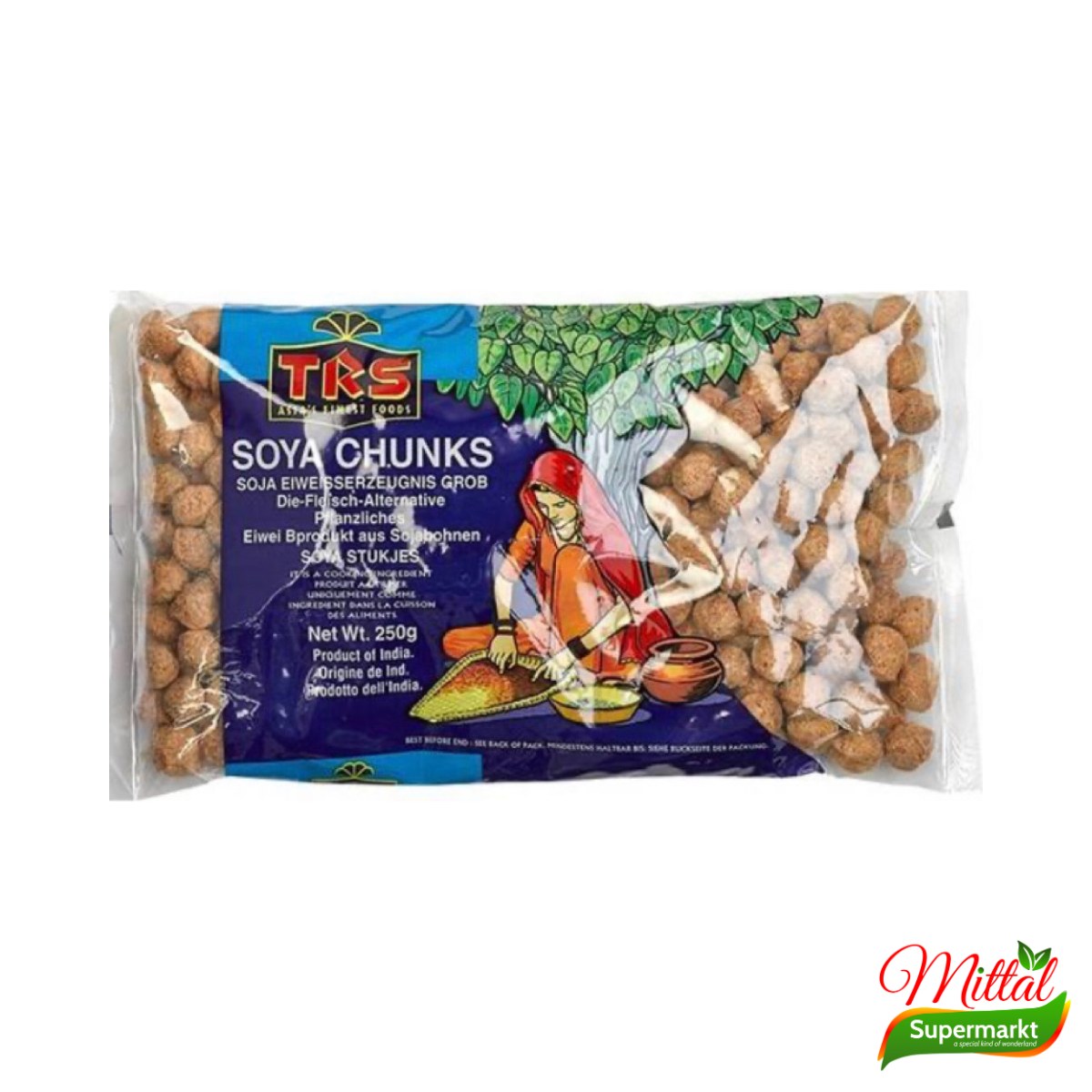 TRS Soya Chunks 250g, Sojabrokken Vleesvervanger (Soya Chunks)