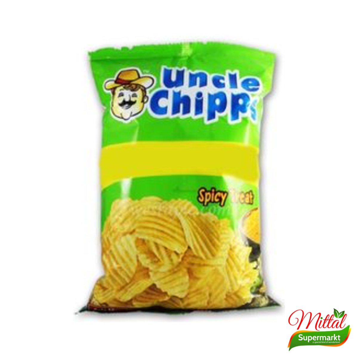 Uncle Chipps Spicy Treat, Pittige Aardappelchips (Potato Chips)