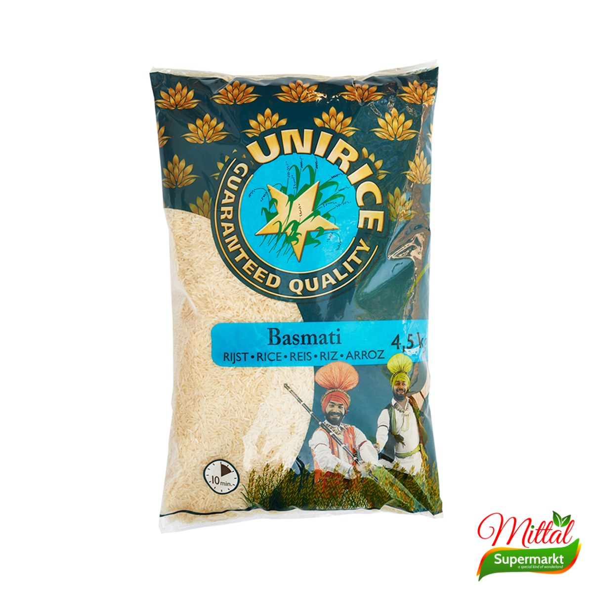 Unirice Basmati 4,5kg, Basmatirijst Voordeelverpakking (Basmati Rice)