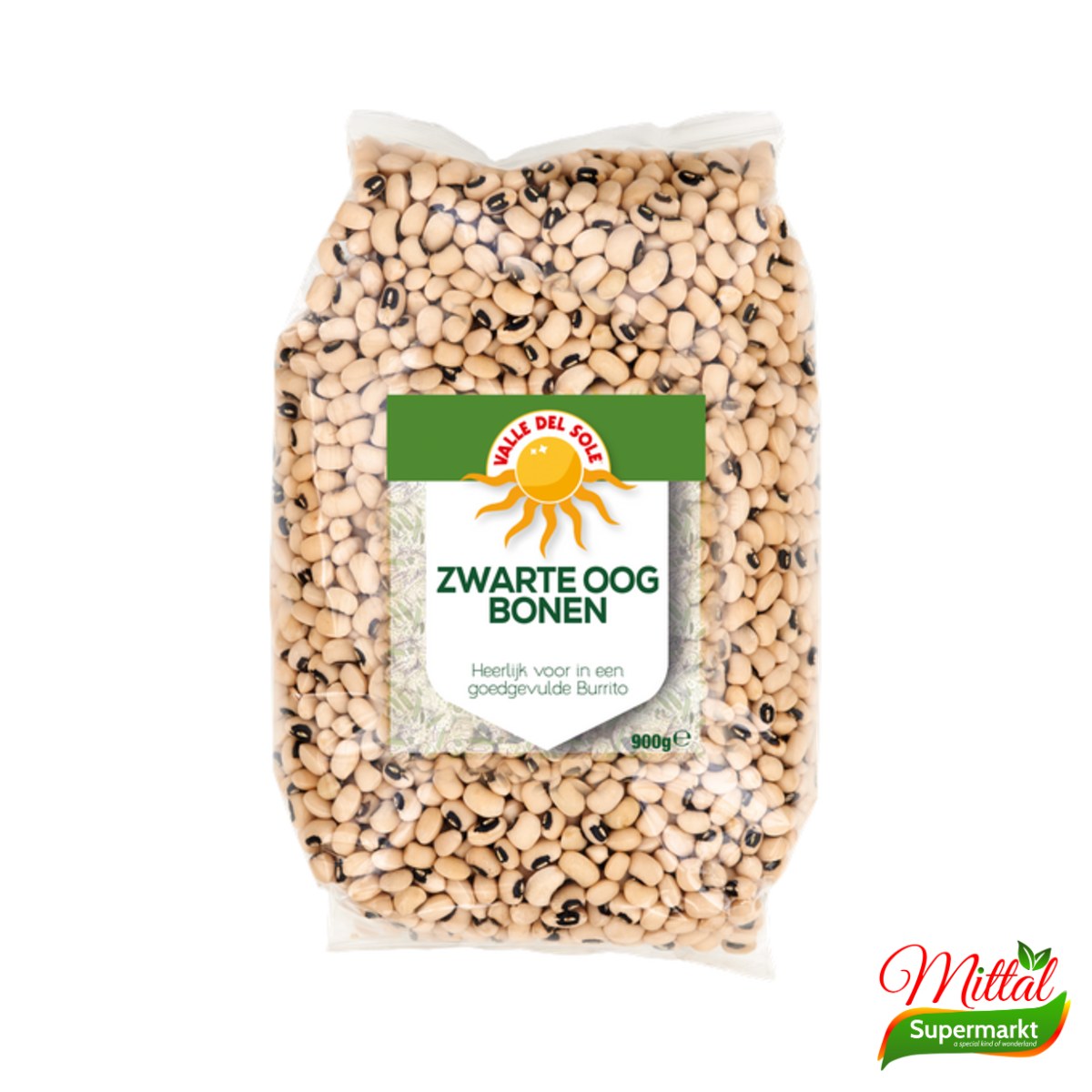 VDS Black Eye Beans 900g, Gedroogde Zwartoogbonen (Black Eyed Peas)