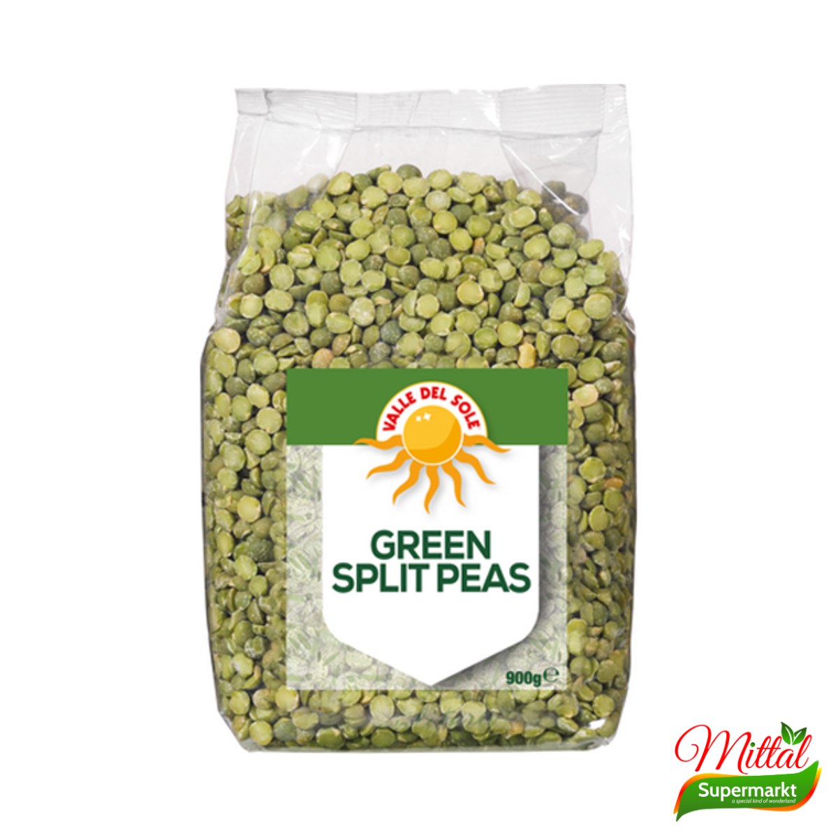 VDS Groene Spliterwten 900g, Gedroogde Groene Erwten (Green Split Peas)