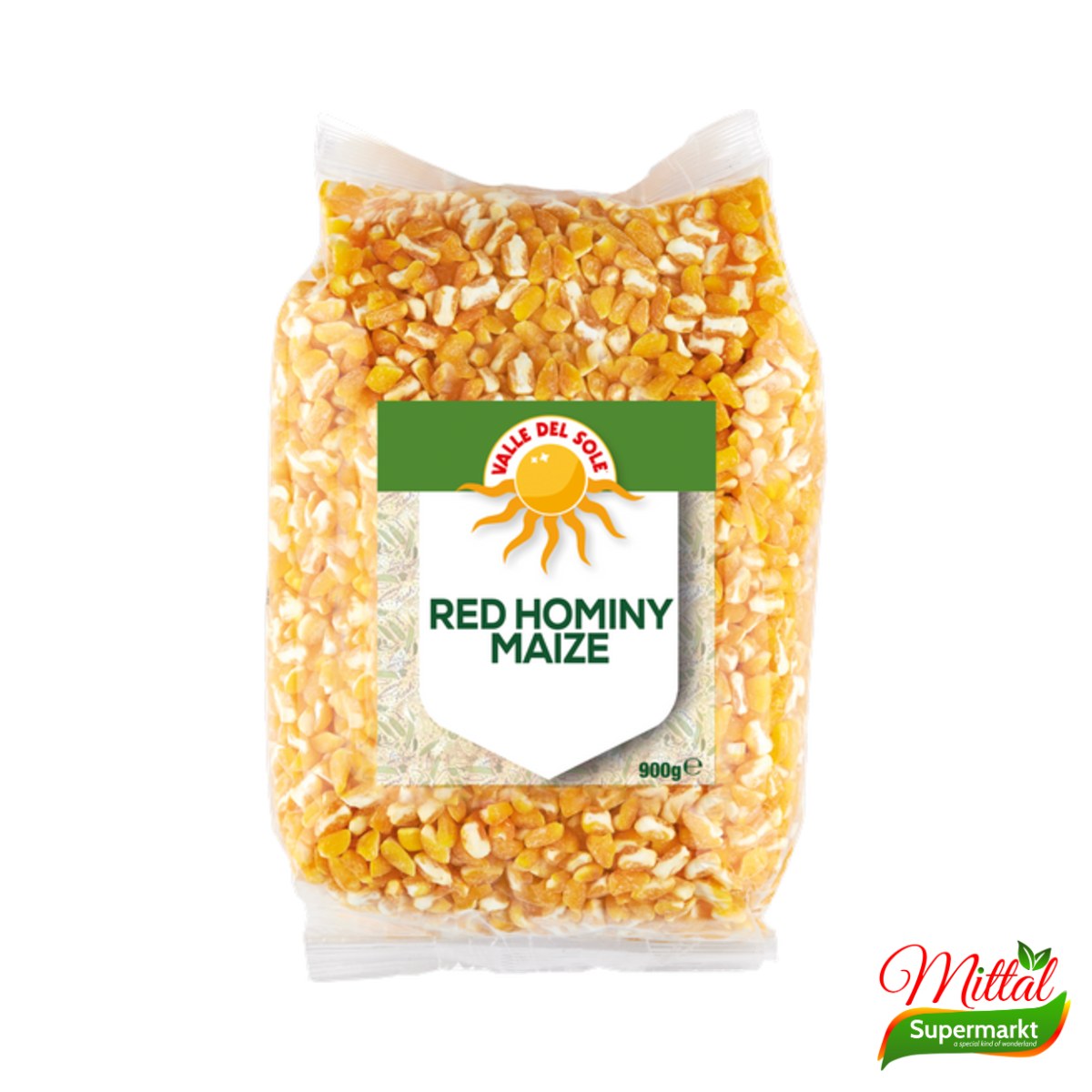 VDS Red Hominy Maize 900g, Gedroogde Rode Maïs (Red Hominy Corn)