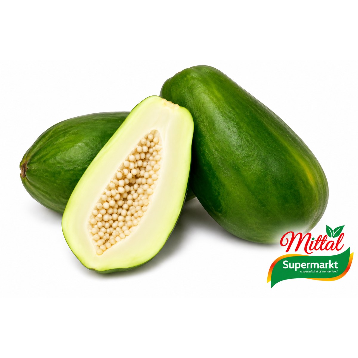 Verse Groene Papaya per Kilo, Onrijpe Papaya voor Som Tam (Green Papaya)