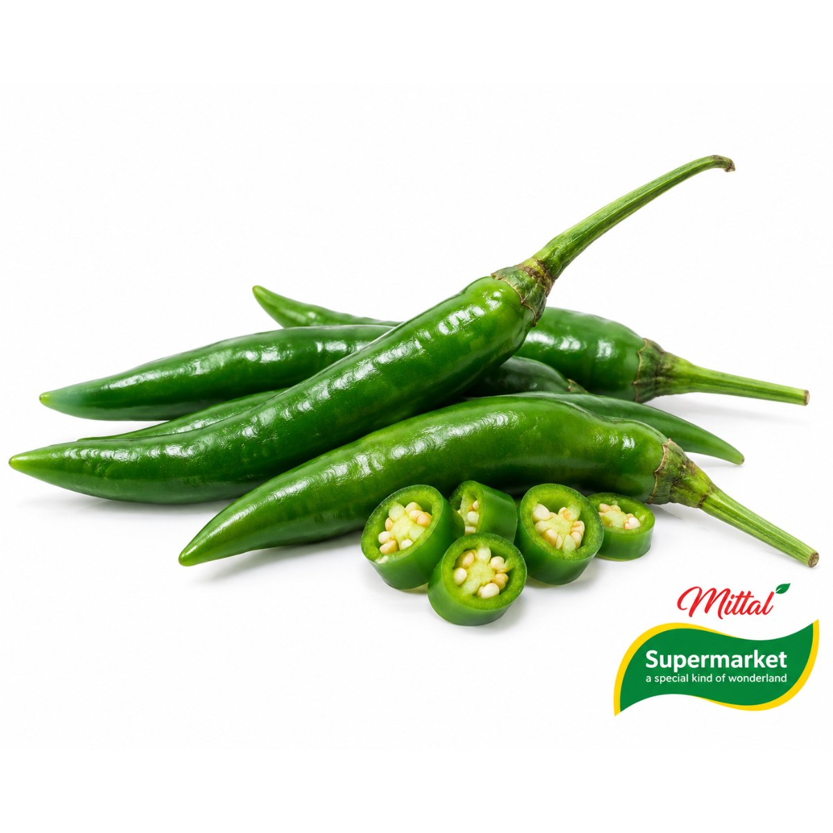 Verse Groene Rawit per Kilo, Kleine Vurige Chilipepers (Bird's Eye Chili)