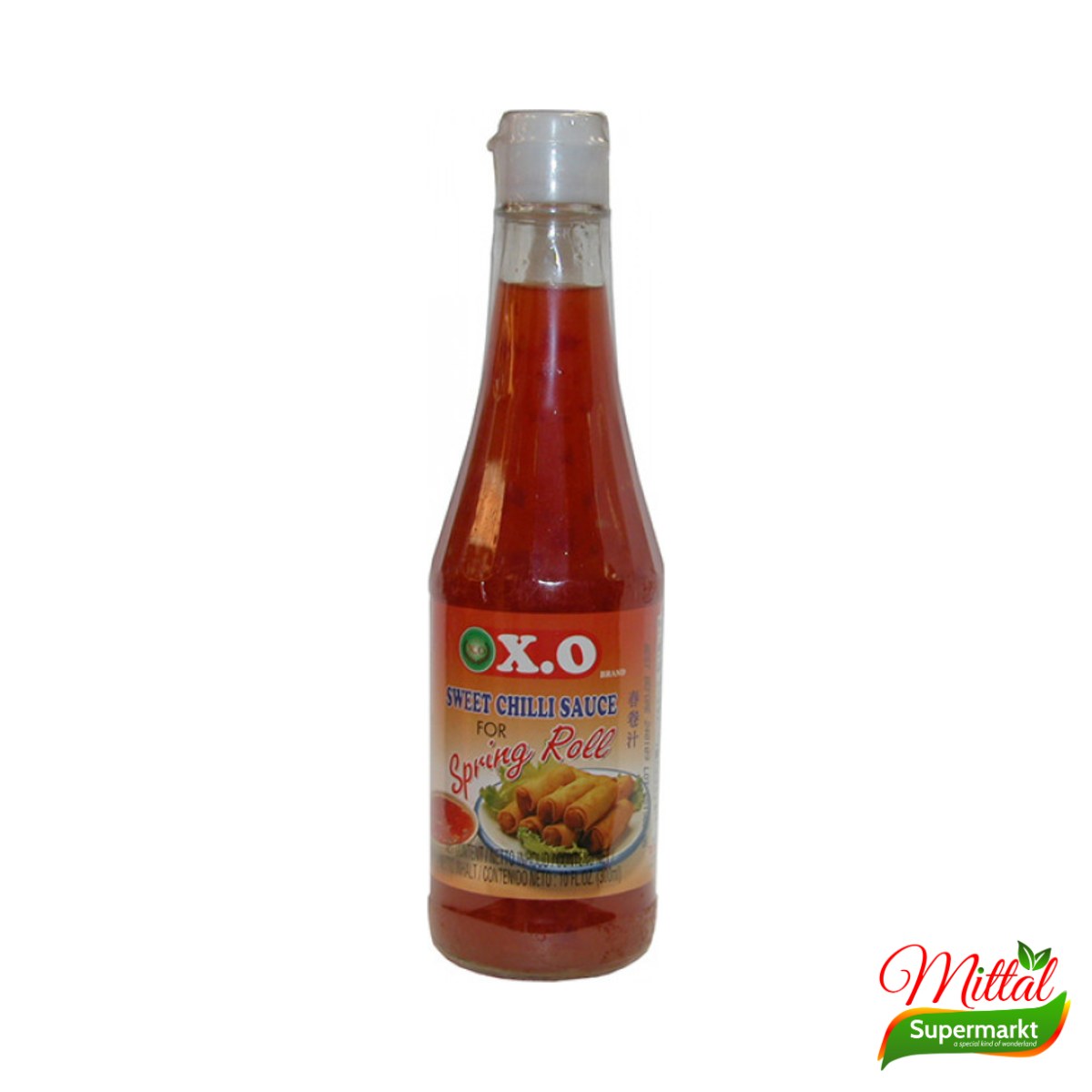 X.O. Loempiasaus 300ml, Zoete Dipsaus voor Snacks (Spring Roll Sauce)