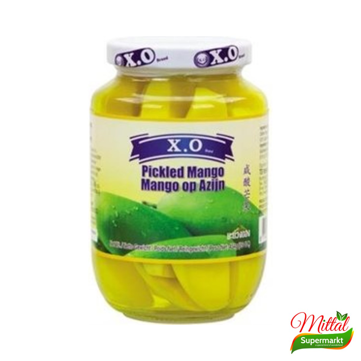 X.O. Mango in Azijn 454g, Ingelegde Mango (Pickled Mango)