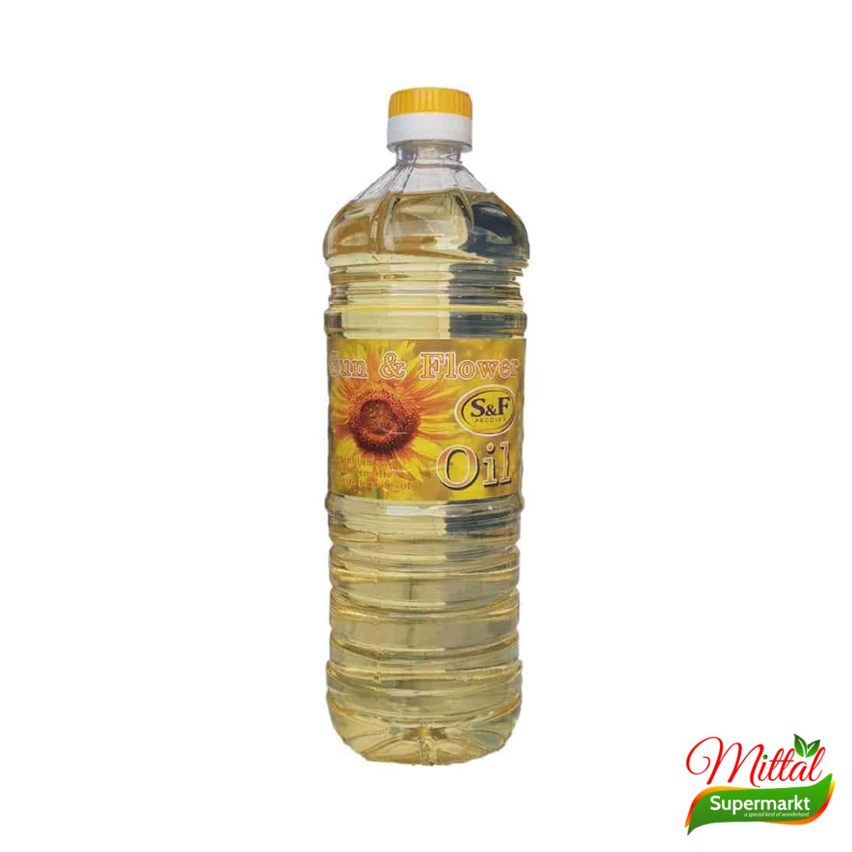 Zonnebloemolie 0,92L, Plantaardige Olie voor Bakken en Frituren (Sunflower Oil)